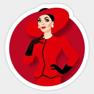 Alexis Carrington Sticker